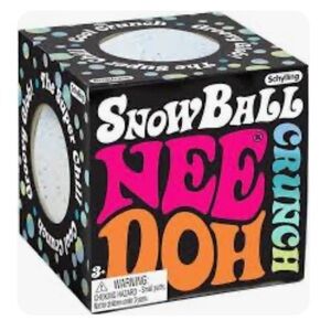 NeeDoh SnowBall Crunch Sensory Toy -